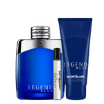 COFFRET MONT BLANC LEGEND BLUE 3PCS
